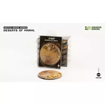 Аксессуары Gamers Grass Battle Ready Bases: Deserts of Maahl - Round 100mm (1)