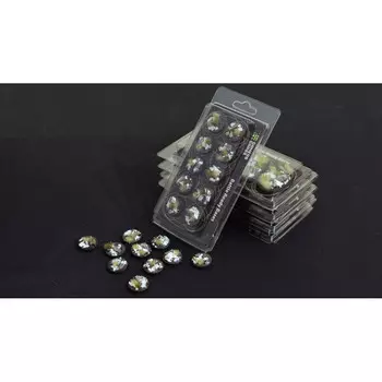 Аксессуары Gamers Grass Battle Ready Bases: Winter - Round 25mm (10)