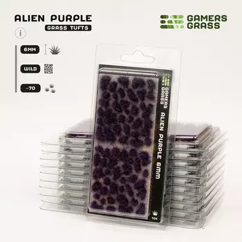 Аксессуары Gamers Grass Gamers Grass Tufts: Alien Purple - Wild 6mm