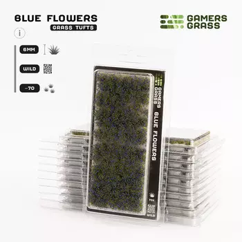 Аксессуары Gamers Grass Gamers Grass Tufts: Blue Flowers - Wild 6mm
