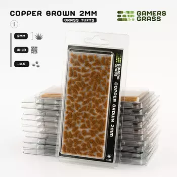 Аксессуары Gamers Grass Gamers Grass Tufts: Copper Brown - Wild 2mm