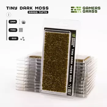 Аксессуары Gamers Grass Gamers Grass Tufts: Dark Moss - Tiny 2mm