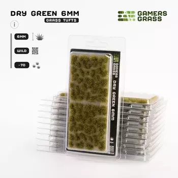 Аксессуары Gamers Grass Gamers Grass Tufts: Dry Green - Wild 6mm