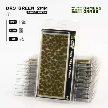 Аксессуары Gamers Grass Gamers Grass Tufts: Dry Green - Wild 2mm