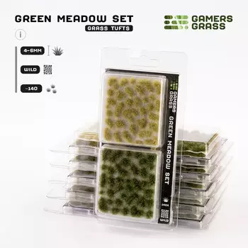 Аксессуары Gamers Grass Gamers Grass Tufts: Green Meadow Set - Wild