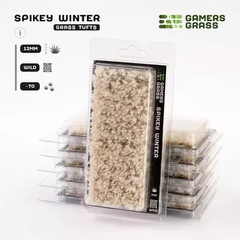 Аксессуары Gamers Grass Gamers Grass Tufts: Spikey Winter - Wild 12mm