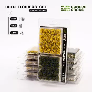 Аксессуары Gamers Grass Gamers Grass Tufts: Wild Flowers Set - Wild