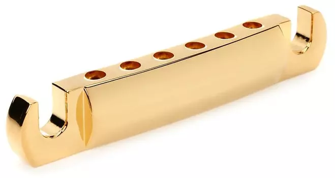 Аксессуары Gibson Наконечник стоп-бара со шпильками и вставками - золото Gibson Accessories PTTP-020