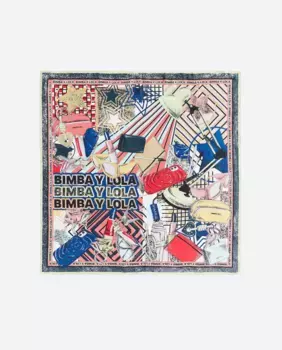 Аксессуары и логотипы для женских шарфов Bimba y Lola, коралловый