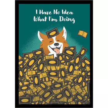 Аксессуары Legion Supplies Legion Black Core Sleeves: No Idea Corgi (50)