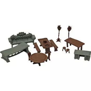 Аксессуары Mantic Games Terrain Crate: Tables & Chairs (2020 Version)