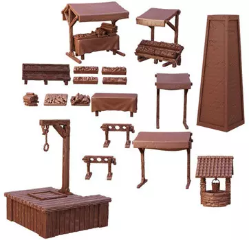 Аксессуары Mantic Games Terrain Crate: Village Square