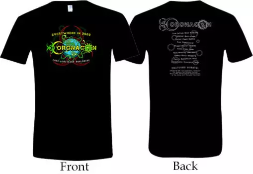 Аксессуары OffWorld Designs OffWorld Designs T-Shirt: CoronaCon (Large)