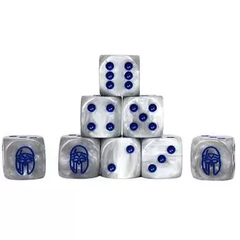 Аксессуары Para Bellum Wargames City States Faction Dice on Gray swirl Dice