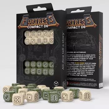 Аксессуары Q-Workshop Fortress Compact d6 Set: Beige & Olive (20)