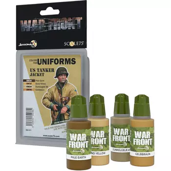 Аксессуары Scale 75 USA War Front Paint Set: Colors for Uniforms - US Tanker Jacket