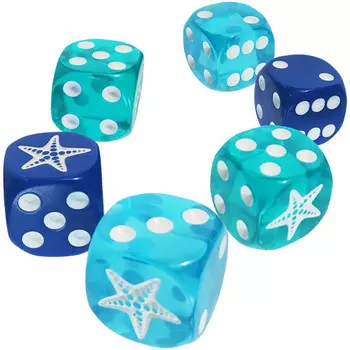 Аксессуары Steve Jackson Games Starfish d6 Dice Set (6)