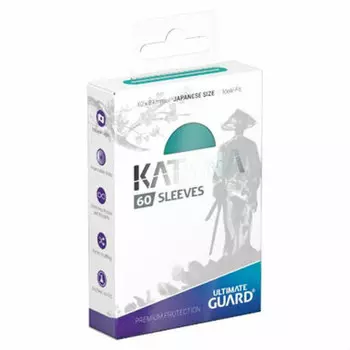 Аксессуары Ultimate Guard: Katana - Turquoise Japanese Size Card Sleeves (60ct)