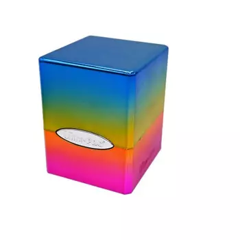 Аксессуары Ultra Pro Deck Box: Satin Cube - Rainbow