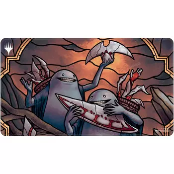 Аксессуары Ultra Pro MtG White-Stitched Playmat: March of the Machine, The Aftermath - Urborg Scavengers