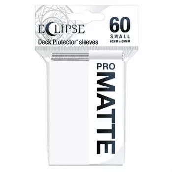 Аксессуары Ultra Pro Sleeves: Arctic White - Eclipse PRO-Matte, Small (60ct)