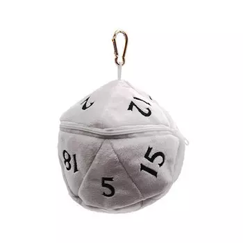 Аксессуары Ultra Pro Ultra Pro Dice Bag: d20 Plush - White