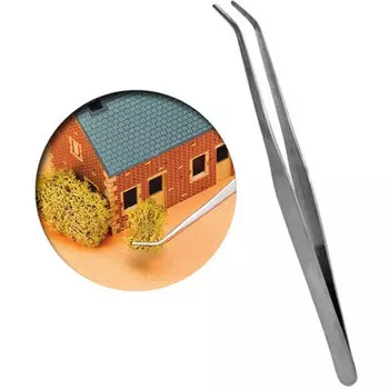 Аксессуары Vallejo Vallejo Tools: Strong Curved Stainless Steel Tweezers (175mm)