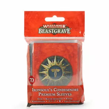 Аксессуары Warhammer Underworlds: Beastgrave - Ironsoul’s Condemnors Premium Sleeves