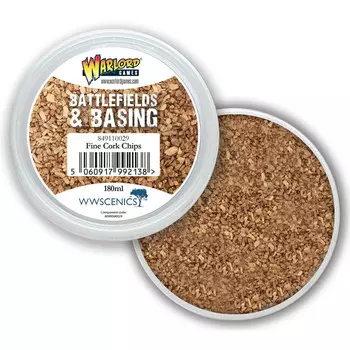 Аксессуары Warlord Games Battlefields & Basing: Fine Cork Chips (180ml)