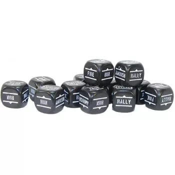 Аксессуары Warlord Games Bolt Action: Orders Dice - Black (12)