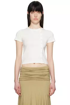 эксклюзивная белая футболка Gisele от Ssense Gimaguas, белый