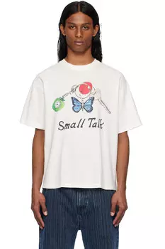 эксклюзивная белая футболка 'your choice' от Ssense Small Talk Studio, белый