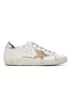 эксклюзивные белые кроссовки Super-Star от SSense Golden Goose, белый
