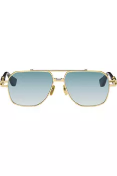 эксклюзивные золотые очки Kudru от Ssense Dita, мультиколор