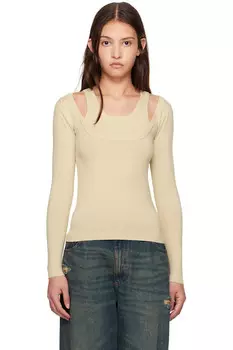 эксклюзивный бежевый свитер toile от Ssense Gimaguas, бежевый