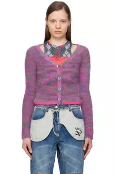 эксклюзивный фиолетовый кардиган Sullivan от Ssense Andersson Bell, фиолетовый