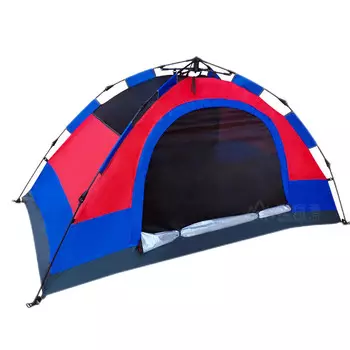 AXZ красная и синяя противопожарная специальная двухслойная непромокаемая быстрооткрывающаяся палатка красная и синяя ручная палатка одинарная