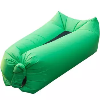 AXZ креативный ленивый диван, надувной матрас, уличная морская надувная кровать для кемпинга, зеленый 260*70 см