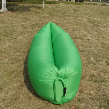 AXZ ленивая кровать, уличный диван, портативный спальный мешок, надувная кровать для кемпинга, зеленый эпонж высокой плотности 260*70
