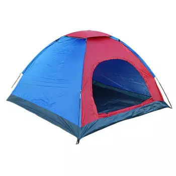 AXZ Park Camping Play Однослойная туристическая палатка для кемпинга на открытом воздухе, красная, синяя, двойная