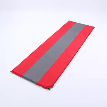 AXZ спортивный уличный автоматический надувной коврик с защелкивающимися пряжками и сращиваемым влагозащитным ковриком красный 188*66*2,5 см