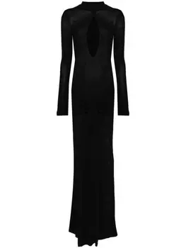 Aya Muse новое макси платье, черный