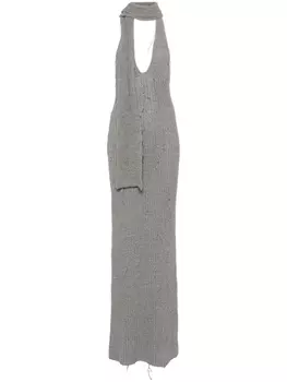 Aya Muse платье макси Eden, серый