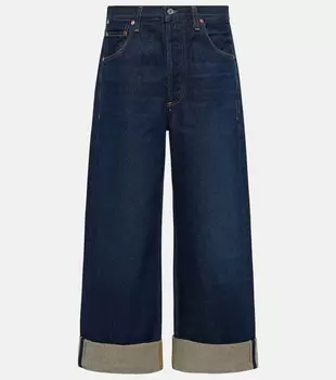 Ayla широкие джинсы со средней посадкой Citizens Of Humanity, синий