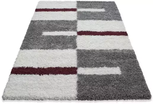 Ayyildiz Carpets Ковер Shaggy "Gala Shaggy 2505", прямоугольный, гостиная Ayyildiz Teppiche 80х150 см, красный