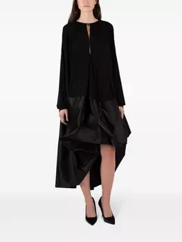 AZ FACTORY драпированное платье Monroe асимметричного кроя, черный