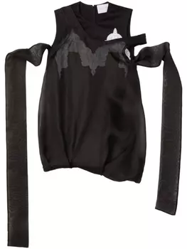 AZ FACTORY платье мини Honey Suckle с кружевом, черный