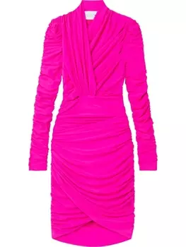 AZ FACTORY платье мини с драпировкой из коллаборации с Ester Manas, розовый