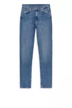 Azalea высокие узкие джинсы стрейч Arket, синий