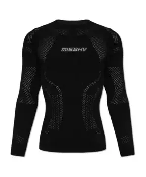 Ажурная футболка Misbhv, черный